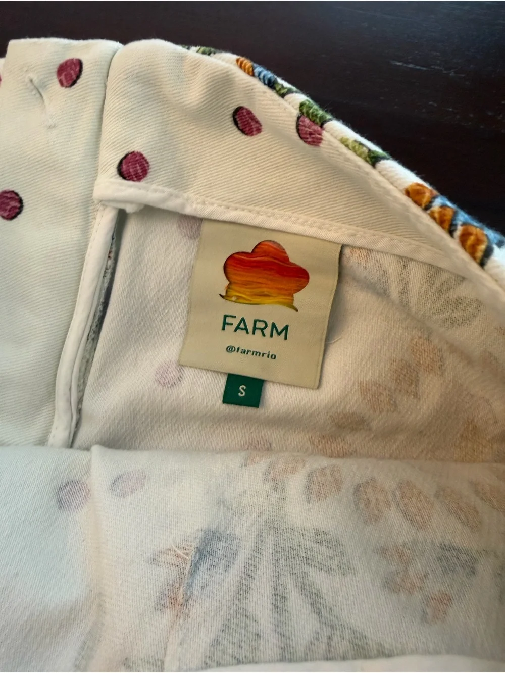 Farm Rio Folk Floral-print Cotton Mini Skirt